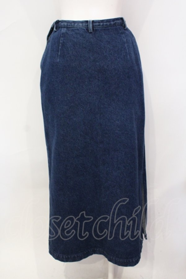 画像3: KANEKO ISAO / デニムロングスカート  インディゴ O-25-07-08-109-EL-SK-IG-ZI (3)