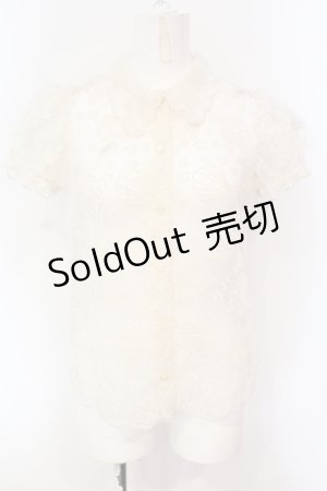 画像: Candy Stripper / Dreamy Shell Blouse ブラウス 2 アイボリー O-25-07-08-111-PU-BL-IG-OS