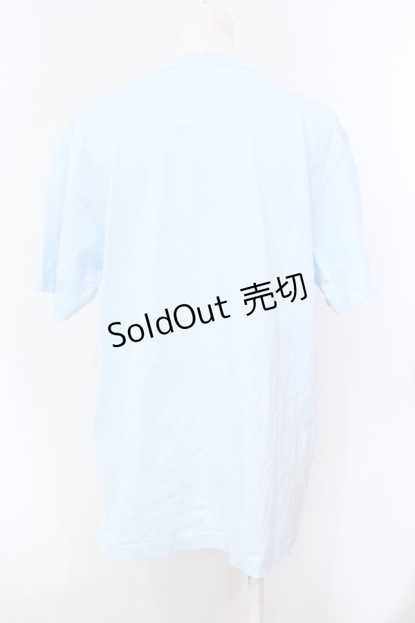 画像2: サンリオ / Hotel Olympia × ハロウキティ コラボ Tシャツ M サックス O-25-07-08-116-EL-TS-IG-OS (2)