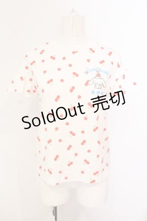 画像: サンリオ / グラフィックTシャツ M さくらんぼ×シナモロール O-25-07-08-117-EL-TS-IG-OS