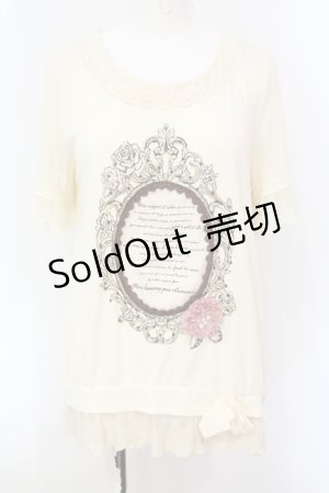 画像: axes femme / 10th アニバーサリーTシャツ  アイボリー O-25-07-08-120-AX-TO-IG-OS