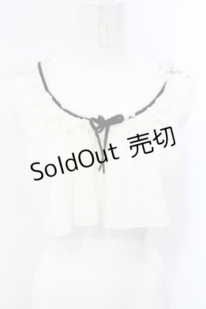 画像: mon lily / フリルショートトップス M キナリ O-25-07-08-018-LO-TO-OW-OS