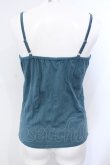 画像3: axes femme / フラワーモチーフレースキャミ M グリーン O-25-07-08-003-AX-TO-OW-OS (3)