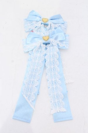 画像: Angelic Pretty / たそがれBrilliantリボンクリップSet  サックス O-25-07-10-032-AP-AC-OW-OS