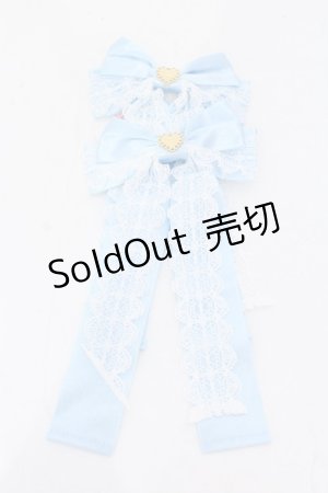 画像: Angelic Pretty / たそがれBrilliantリボンクリップSet  サックス O-25-07-10-032-AP-AC-OW-OS