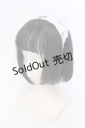 画像: Angelic Pretty / Flower Kittenレースカチューシャ  シロ O-25-07-10-005-AP-AC-OW-ZT271