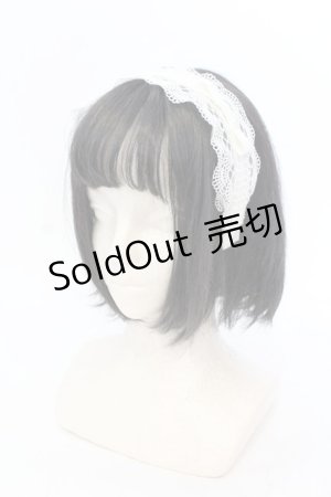 画像: Melody BasKet / 旋律で紡いだレースカチューシャ  オフシロ O-25-07-10-008-LO-AC-IG-OS