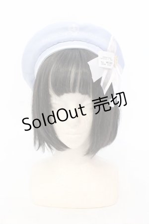 画像: Amavel / Magical Cosmic Cosmetic ベレー帽  サックス O-25-07-10-011-CA-AC-IG-ZT-K011
