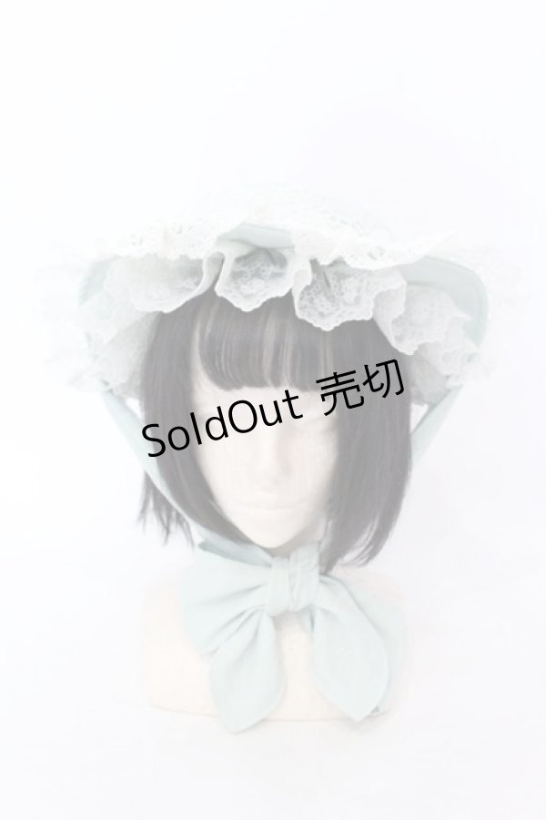 画像2: ALICE and the PIRATES / Historiaボンネットハット  若草 O-25-07-10-012-PA-AC-OW-OS (2)