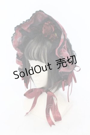 画像: ALICE and the PIRATES / Vampire Lament 薔薇roseボンネット  ワイン O-25-07-10-015-PA-AC-IG-OS