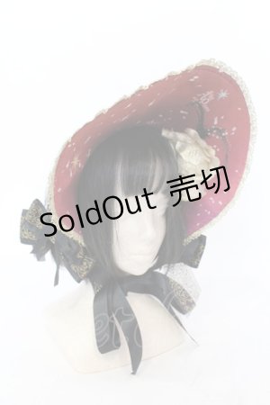 画像: ALICE and the PIRATES / 星影のカルナヴァル ボンネット  えんじ O-25-07-10-019-PA-AC-IG-ZT305