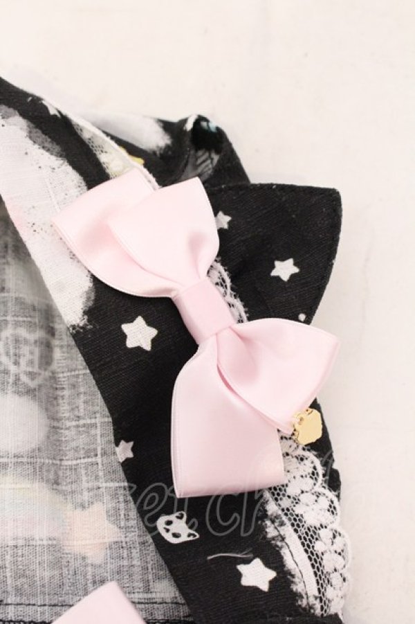 画像2: BABY,THE STARS SHINE BRIGHT / くみゃちゃんのKiraKira Sweets Halloween柄くみゃちゃんねこみみケープ  クロ O-25-07-10-023-BA-ZA-OW-ZT208-F003 (2)