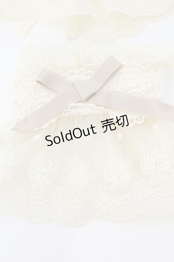 画像2: Angelic Pretty / ヴィクトリアプリンセスカフス  アイボリー O-25-07-10-025-AP-ZA-IG-ZT488 (2)