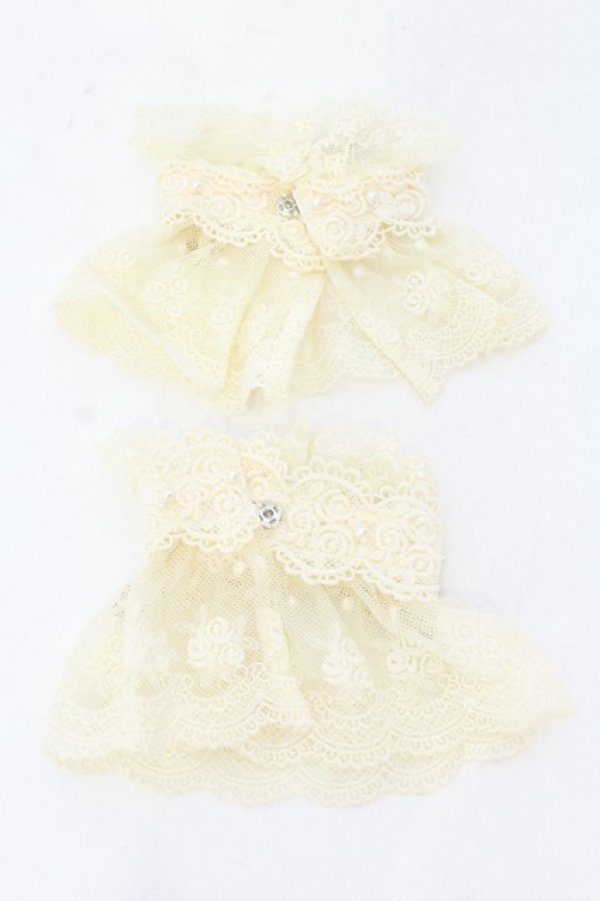 画像3: Angelic Pretty / ヴィクトリアプリンセスカフス  アイボリー O-25-07-10-025-AP-ZA-IG-ZT488 (3)