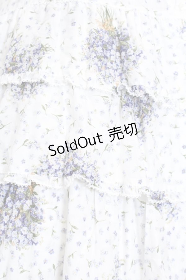 画像5: PINK HOUSE / ブルーフラワリーノースリーブワンピース  シロ O-25-07-11-027-LO-OP-IG-OS (5)