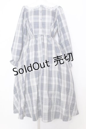 画像: m petit by misako / サンリオコラボ チェックワンピース L シナモロール（ブルー） O-25-07-11-032-LO-OP-OW-OS