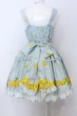 画像4: metamorphose / Dreaming heart　Lemon 前あきジャンパースカート（2016）  サックス O-25-07-11-045-ME-OP-IG-OS (4)