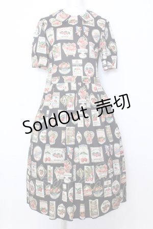 画像: Jane Marple / Cherry labels Colette dress ドレス M クロ O-25-07-11-047-JM-OP-IG-OS