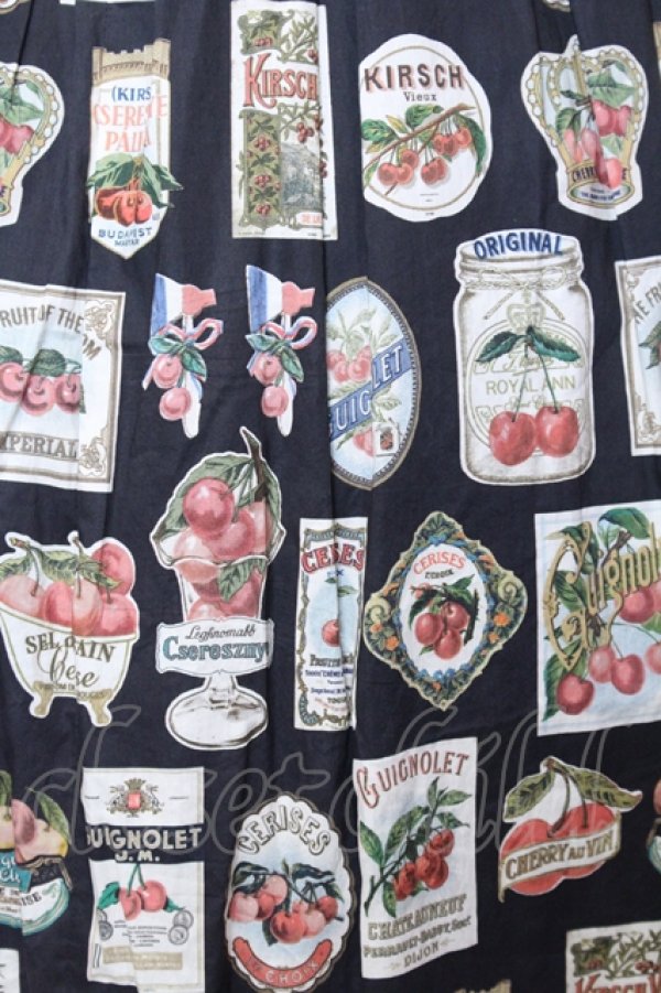 画像4: Jane Marple / Cherry labels Colette dress ドレス M クロ O-25-07-11-047-JM-OP-IG-OS (4)