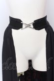 画像2: NieR Clothing / 内側和柄ユニセックスシアーロングスカート【CROW】REDver.  ブラック×レッド O-25-07-11-055-PU-SK-OW-OS (2)