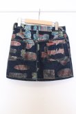 画像2: HYSTERIC GLAMOUR / グリッターラベルデニムスカート F インディゴ O-25-07-11-059-PU-SK-YM-OS (2)