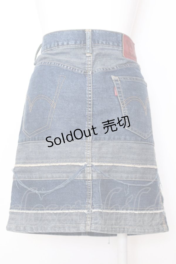 画像3: HYSTERIC GLAMOUR / ウミヘビデニムスカート S インディゴ O-25-07-11-060-PU-SK-YM-OS (3)