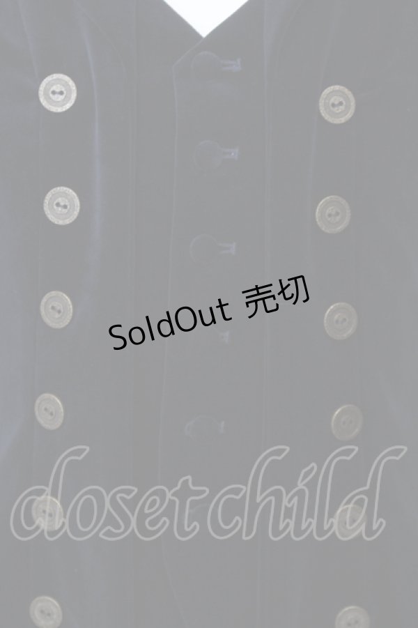 画像2: ATELIER BOZ / メンズ別珍ローランドジャケット  ネイビー O-25-07-11-002-EL-JA-OW-OS (2)