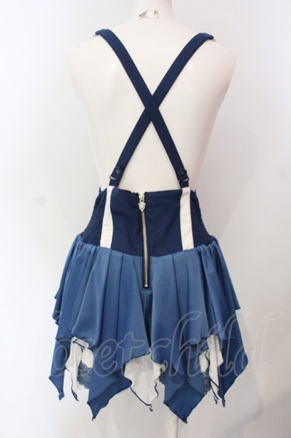 オッズオネスト Fairy Tale Rose ショートパンツ Ozz oneste / Fairy Tale Rose ショートパンツ ブルー×ホワイト