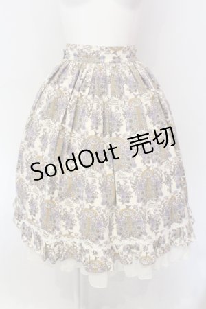 画像: ALICE and the PIRATES / 旅立ちのブーケと希望の窓柄スカート  キナリ O-25-07-12-041-PA-SK-OW-OS