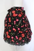 画像3: metamorphose / Vintage Cherry リボン付プリーツスカート（ロイヤルテデシン）  クロ O-25-07-12-005-ME-SK-IG-OS (3)
