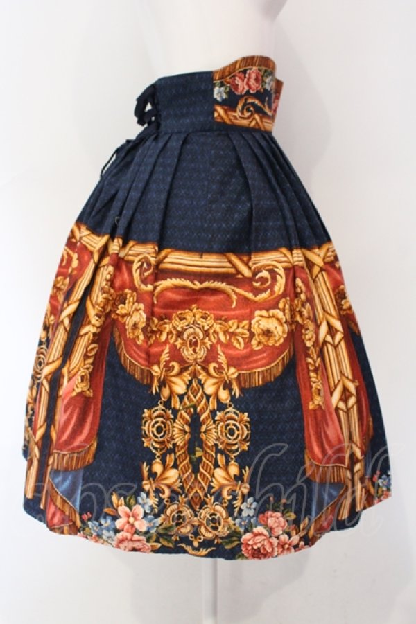 画像3: Innocent World / 宮殿の薔薇スカート M ネイビー O-25-07-12-054-IW-SK-OW-OS (3)