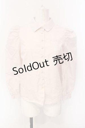 画像: evelyn / エンブレムシャツ  ピンク O-25-07-12-066-LO-BL-OW-ZS