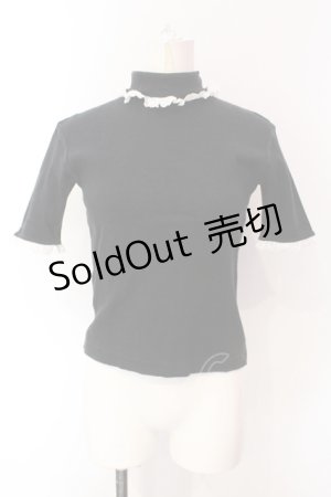 画像: MILK / アームカバー付きカットソー  クロ O-25-07-12-069-ML-TO-OW-OS