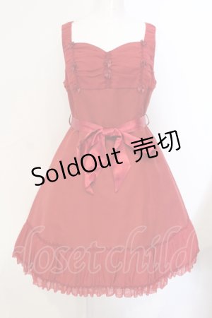 画像: metamorphose / ドットチュールジャンパースカート（2005年）  アカ O-25-07-12-008-ME-OP-IG-OS