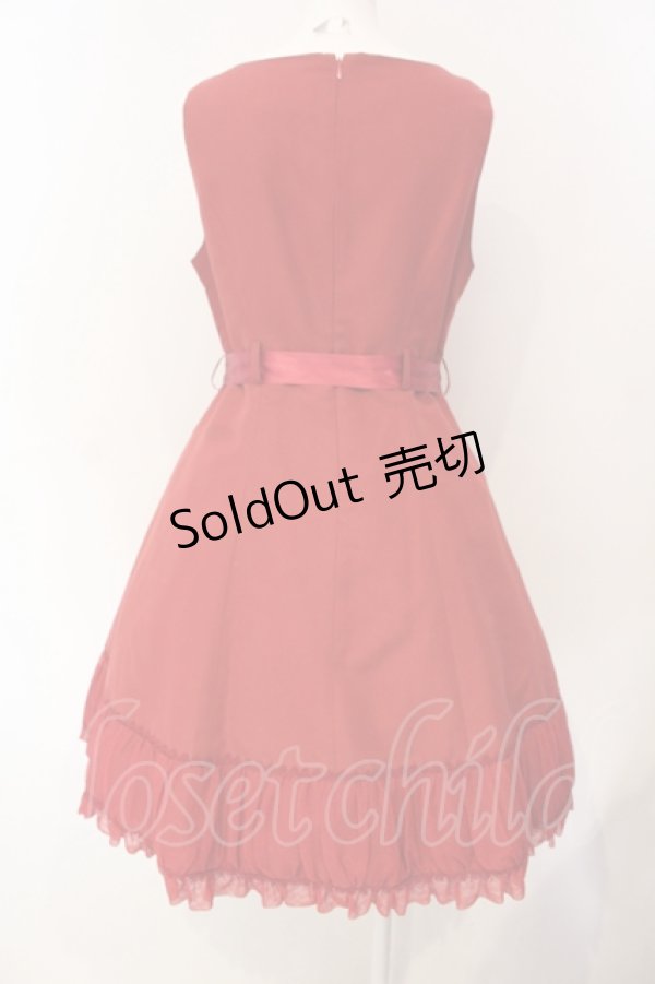 画像4: metamorphose / ドットチュールジャンパースカート（2005年）  アカ O-25-07-12-008-ME-OP-IG-OS (4)