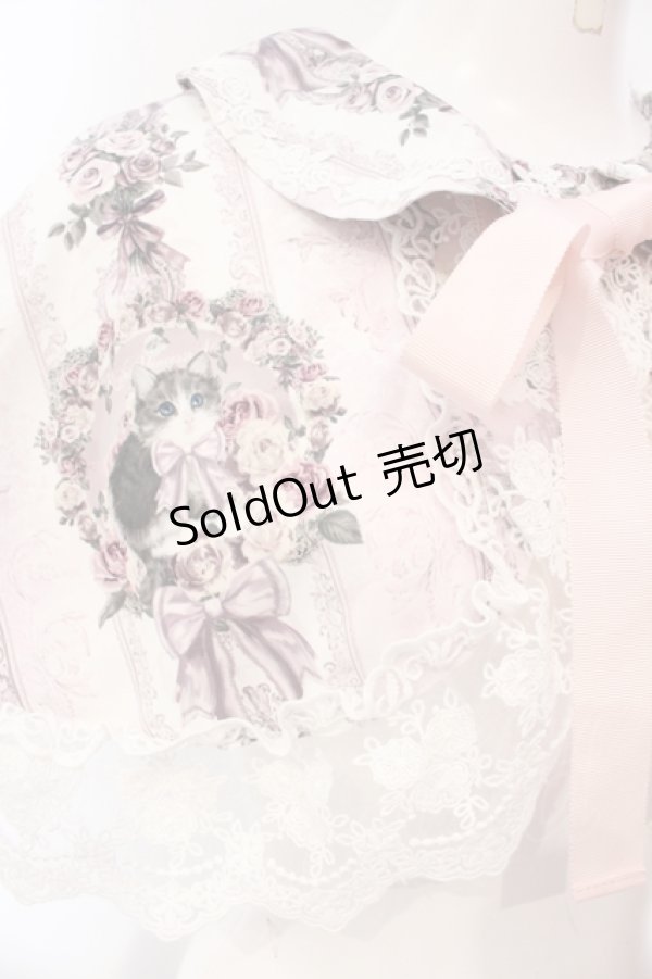 画像2: Royal Princess Alice / Rococo Rose Cat ケープ  ピンク O-25-07-12-090-LO-TO-OW-OS (2)