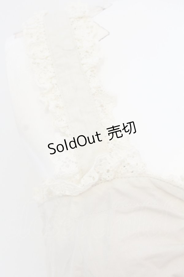 画像2: metamorphose / ブロードビスチェ  アイボリー O-25-07-12-024-ME-TO-IG-OS (2)