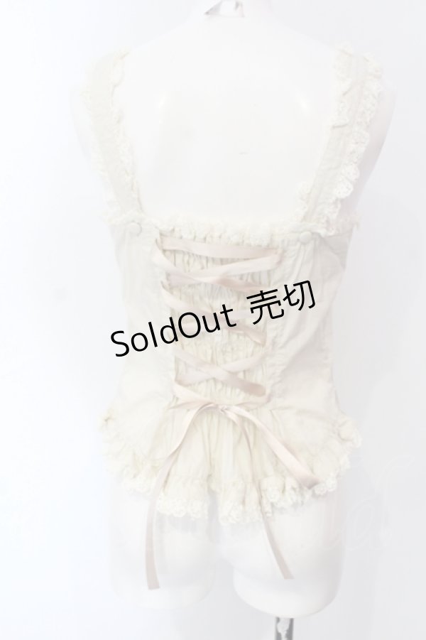 画像5: metamorphose / ブロードビスチェ  アイボリー O-25-07-12-024-ME-TO-IG-OS (5)