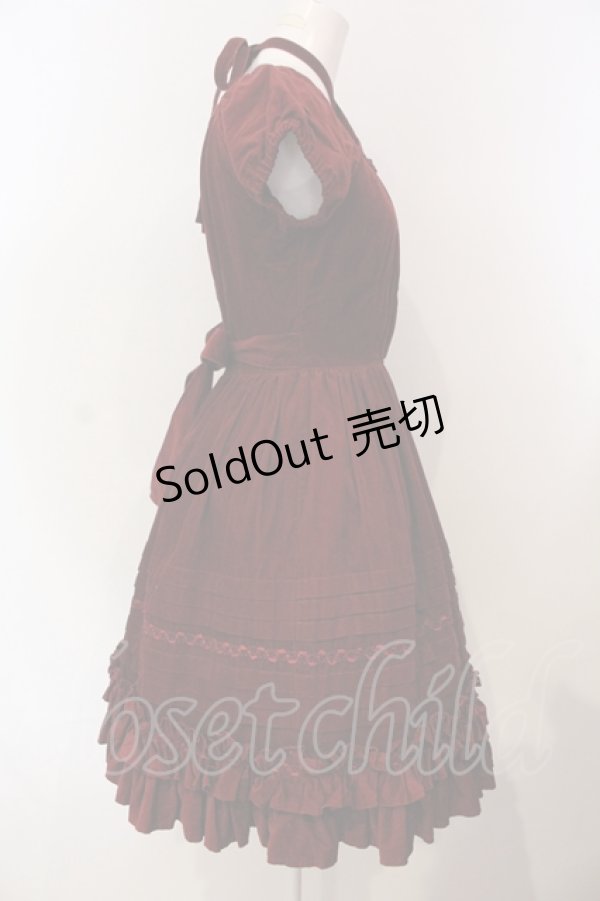 画像3: Victorian maiden / コール天ワンピース  ボルドー O-25-07-14-024-CL-OP-IG-OS (3)