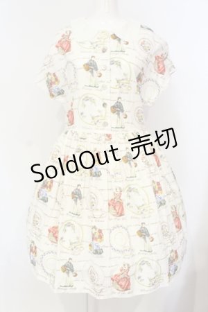 画像: Jane Marple Dans Le Salon / Old Dish Plateワンピース M アイボリー O-25-07-14-036-JM-OP-IG-OS