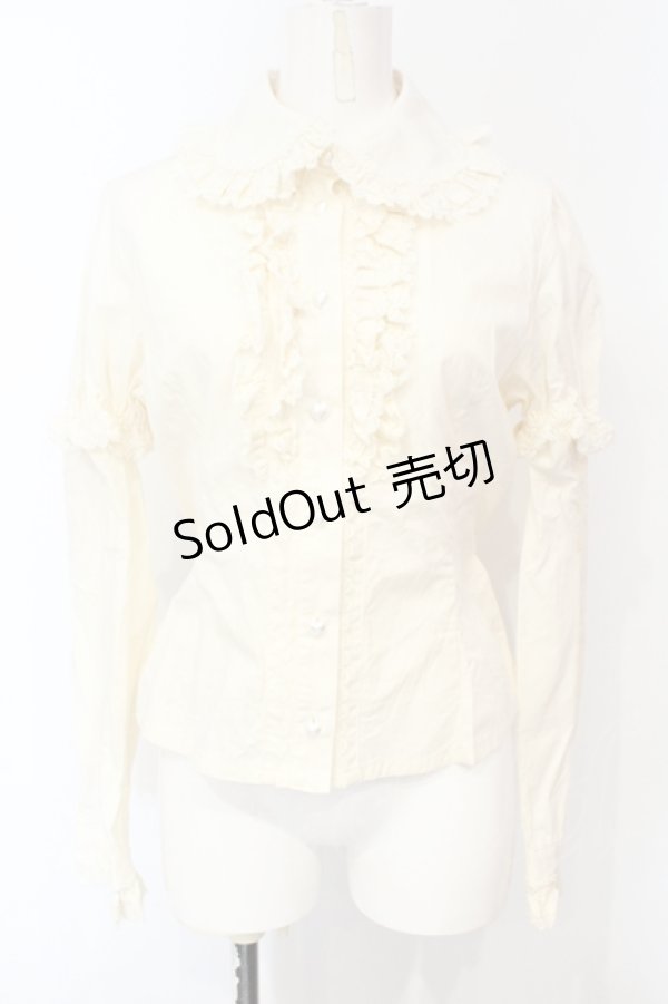 BABY,THE STARS SHINE BRIGHT / お袖取り外しブラウス 生成り O-25-07