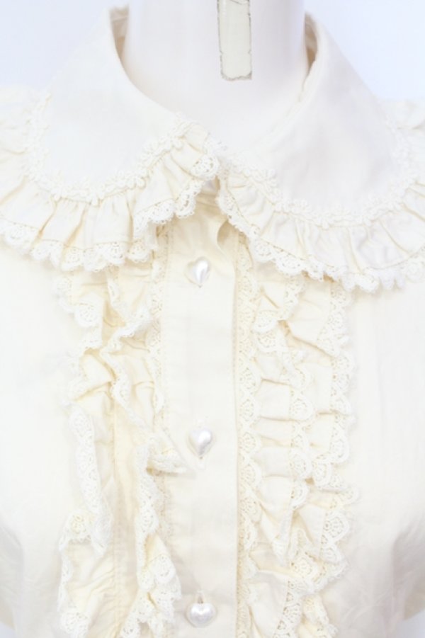 画像2: BABY,THE STARS SHINE BRIGHT / お袖取り外しブラウス  生成り O-25-07-14-038-BA-BL-IG-OS (2)