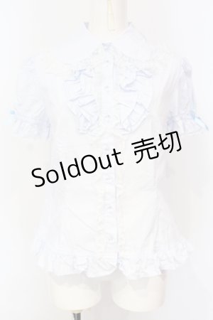 画像: Angelic Pretty / ファンシーフリルブラウス  サックス O-25-07-14-041-AP-BL-IG-OS