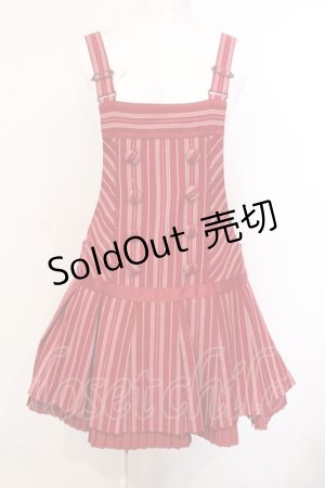 画像: Angelic Pretty / Letterレジメンサロペット  アカ O-25-07-14-006-AP-OP-IG-OS