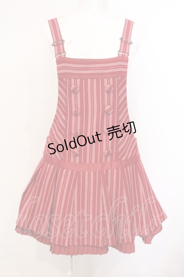 画像1: Angelic Pretty / Letterレジメンサロペット  アカ O-25-07-14-006-AP-OP-IG-OS (1)