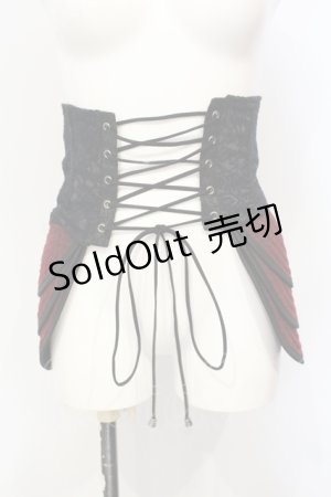 画像: Qutie Frash / 2018 プレミアムセット 龍虎コルセット  ブラック×レッド O-25-07-14-048-QU-TO-IG-OS