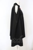 画像2: ACDC RAG / オープンショルダーボタンチャイナT  ブラック×レッド O-25-07-14-049-PU-TO-IG-ZS (2)