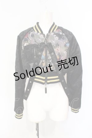 画像: Qutie Frash / 2017 プレミアムセット 【カジュアル】スカジャン  ブラック O-25-07-14-055-QU-JA-IG-OS