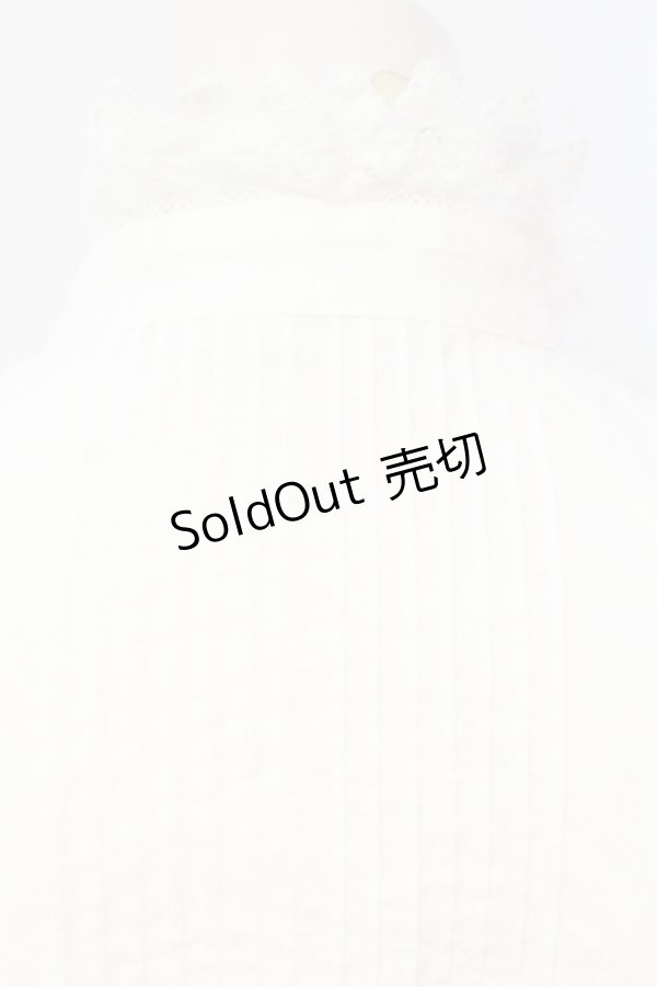 画像6: Jane Marple / レース配色スタンドネックブラウス M シロ O-25-07-14-062-JM-BL-IG-OS (6)