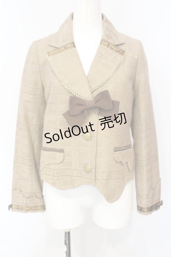 画像1: Angelic Pretty / Melty Ribbon Chocolateジャケット  モカ O-25-07-14-064-AP-JA-IG-OS (1)